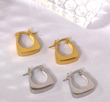 316L Stainless Steel Jewelry  Square Hoop Earring