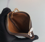 L Brand Style Coin Purse with Key Chain