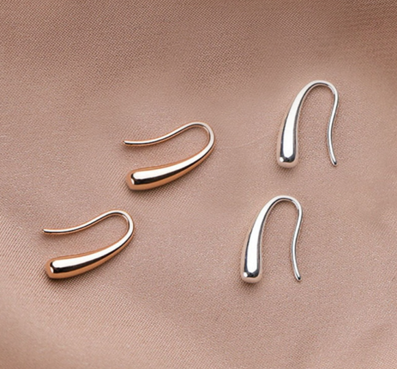 Unique Sterling silver Hook Earring