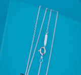 High Quality Brand Style Mint Heart Necklace